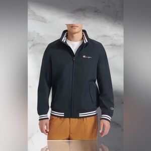 Champion Men's Bomber Jacket Color
Blue Size Medium. Perfect for any occasion